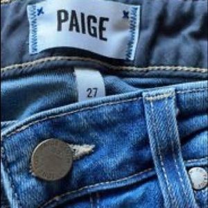 Paige Denim distressed skinny jeans size 27